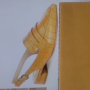 Antonio Melani Sling back Flats 11m Butterscotch/ Marigold